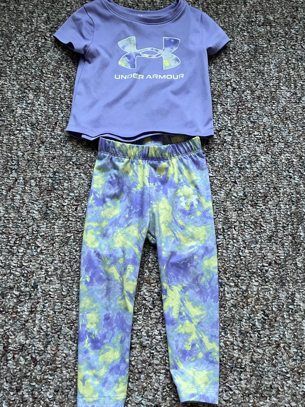 Under Armour Girls Active Top and Bottom Set